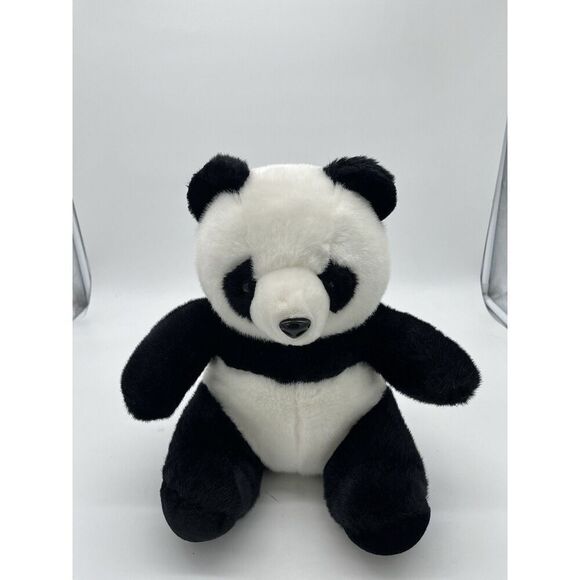 Vintage Its All Greek To Me Panda Bear Lovey 10" Soft Plush Stuffed Animal Doll - Picture 1 of 8